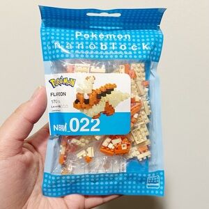 Pokémon Flareon Nanoblock - new in bag building puzzle kids activity toy